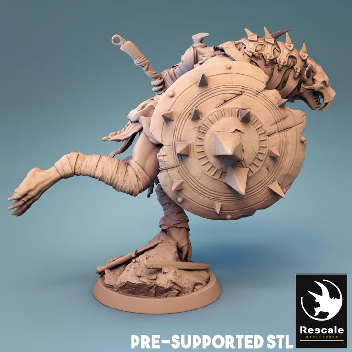 Humanoid Rat - Charging (25mm Base)