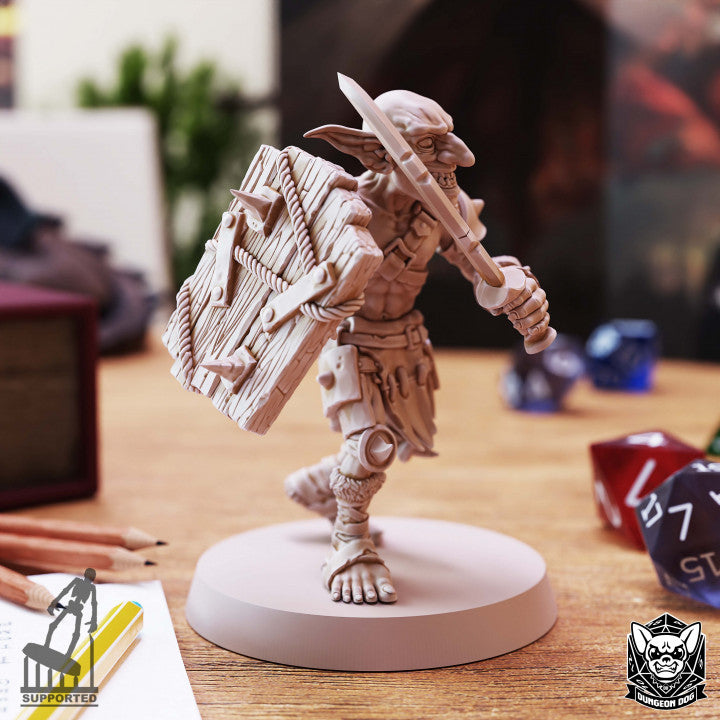 Goblin Warrior - Sword (25mm Base)