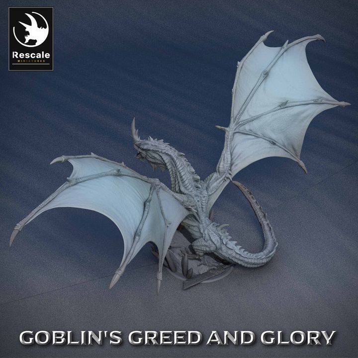 Green Dragon Elder - Standing (100mm Base)