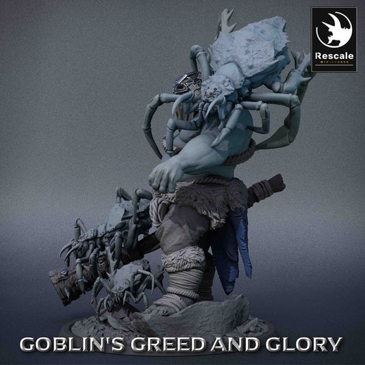 Ogre Whisperer Spider Control Monster | Large | Rescale Miniatures | D&D DnD Pathfinder Miniature