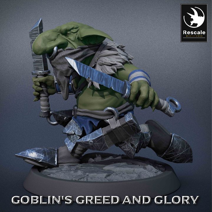 Goblin Rogue Collection - Multiple Poses (25mm Base)