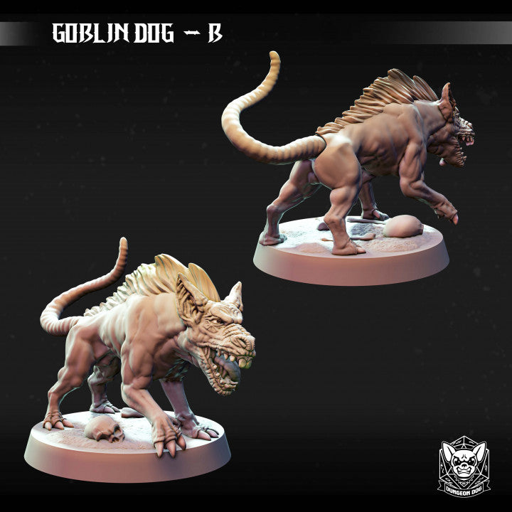 Goblin Dog - Snarling (25mm Base)