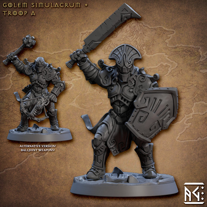 Golem Simulacrum - Guard (25mm Base)