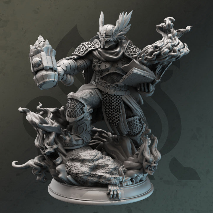Fiery Forge Cleric - Casting (25mm Base)
