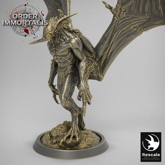 Vampire Undead Miniature Dynamic Pose | Medium | Rescale Miniatures | D&D DnD Pathfinder Miniature