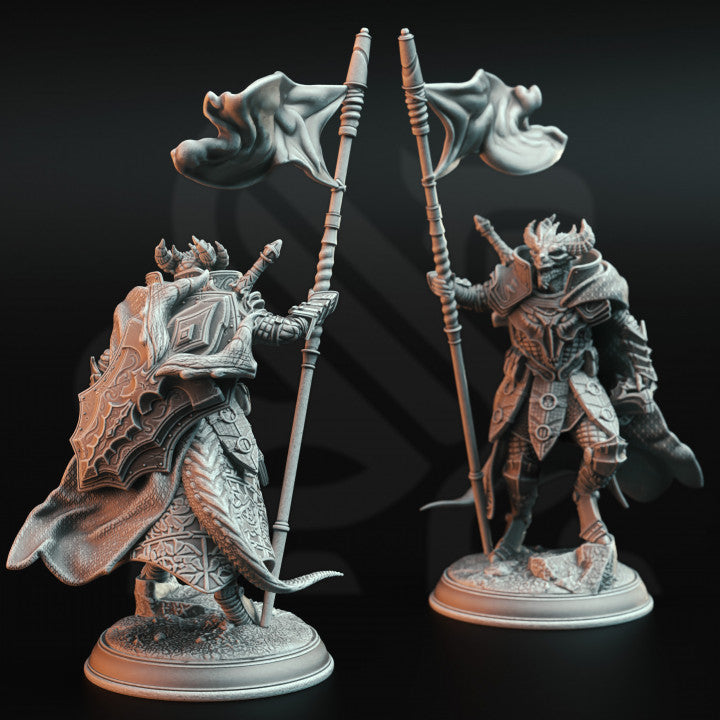 Dragonborn Commander - Horakthar (25mm Base)