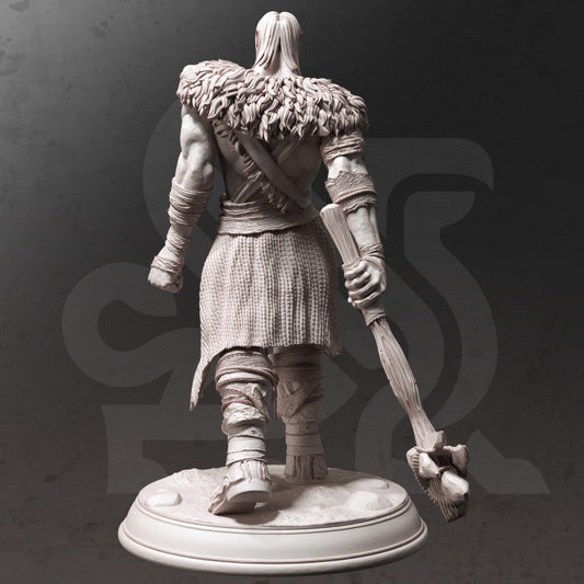 Hill Giant Barbarian Fur Club | Large | DM Stash | D&D DnD Pathfinder Miniature