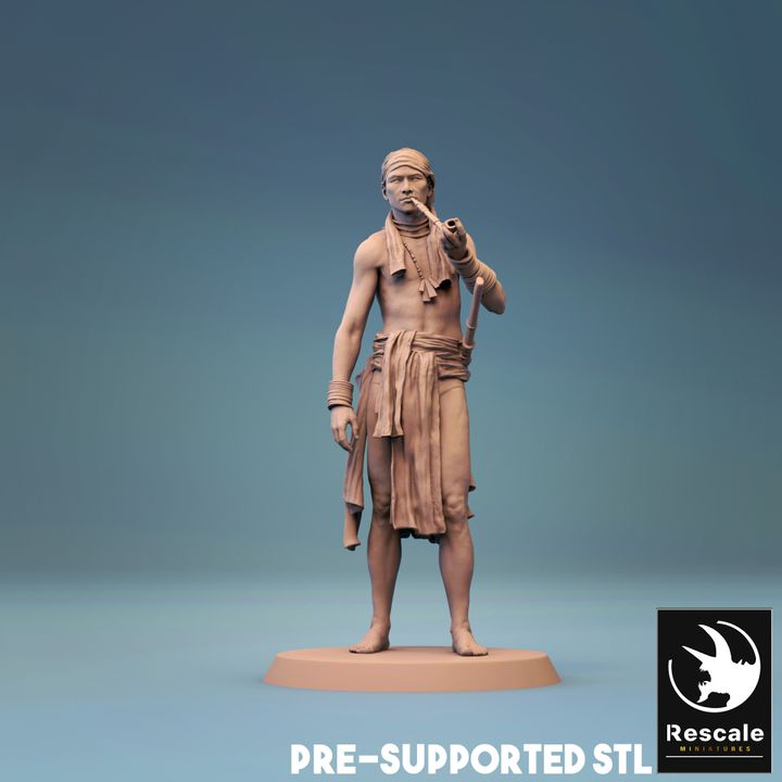 Igorot Warrior - Spear Pose (25mm Base)
