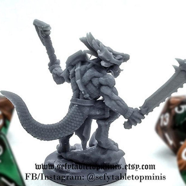 Xol'Toa - Goldmaw Lizard Prince (25mm Base)