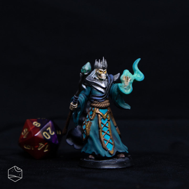 Skeleton Lich - Casting (25mm Base)