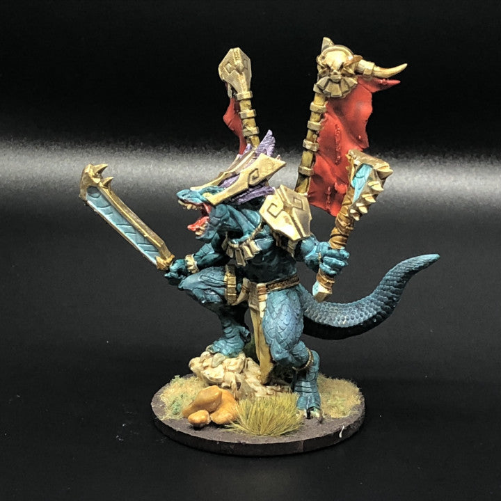 Xol'Toa - Goldmaw Lizard Prince (25mm Base)