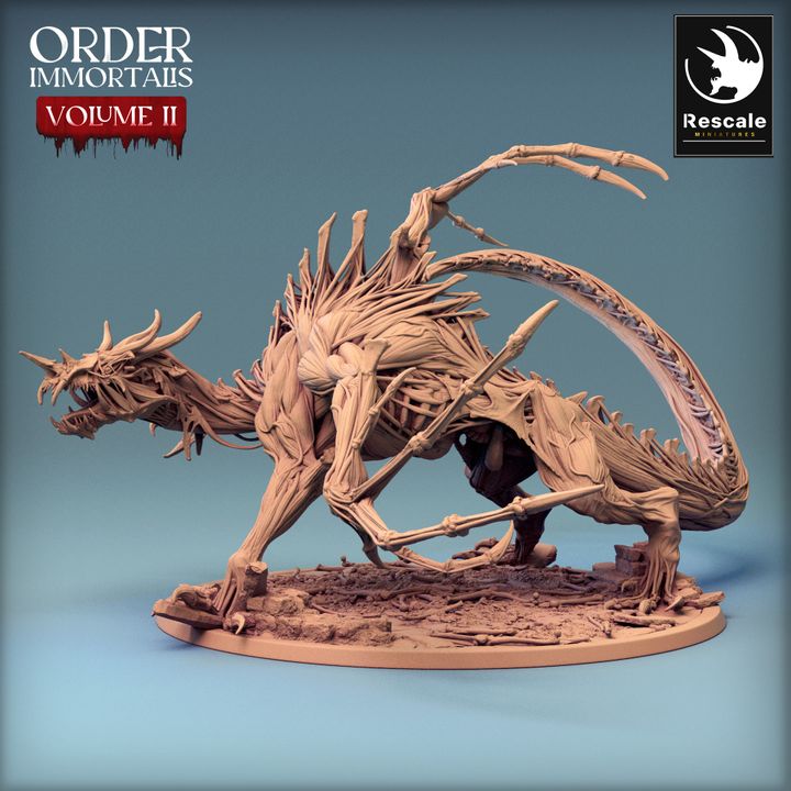 Dragón Inmortalis - Ataque (Base de 100 mm)