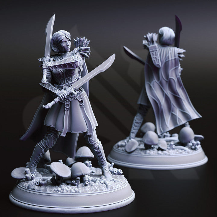 Drow Soldier - Guard (25mm Base)