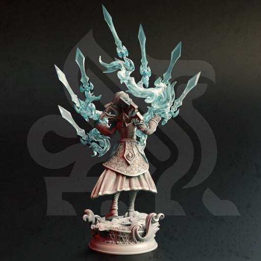 High Elf Sorceress Mage Armor | Medium | DM Stash | D&D DnD Pathfinder Miniature