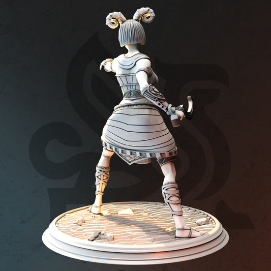 Tiefling Warlock Guard Miniature | Medium | DM Stash | D&D DnD Pathfinder Miniature