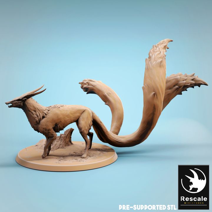 Kitsune - Mythical (150mm Base)