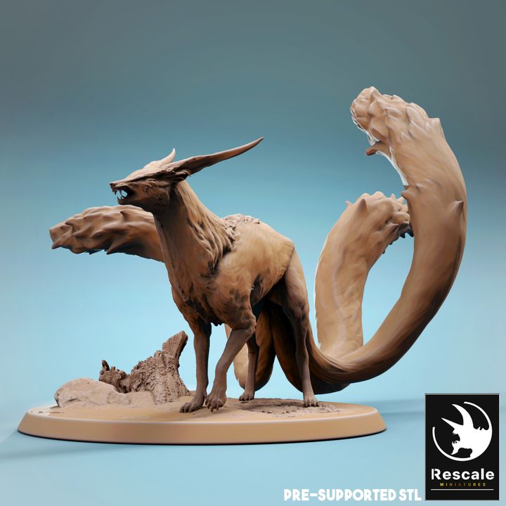 Kitsune - Mythical (150mm Base)