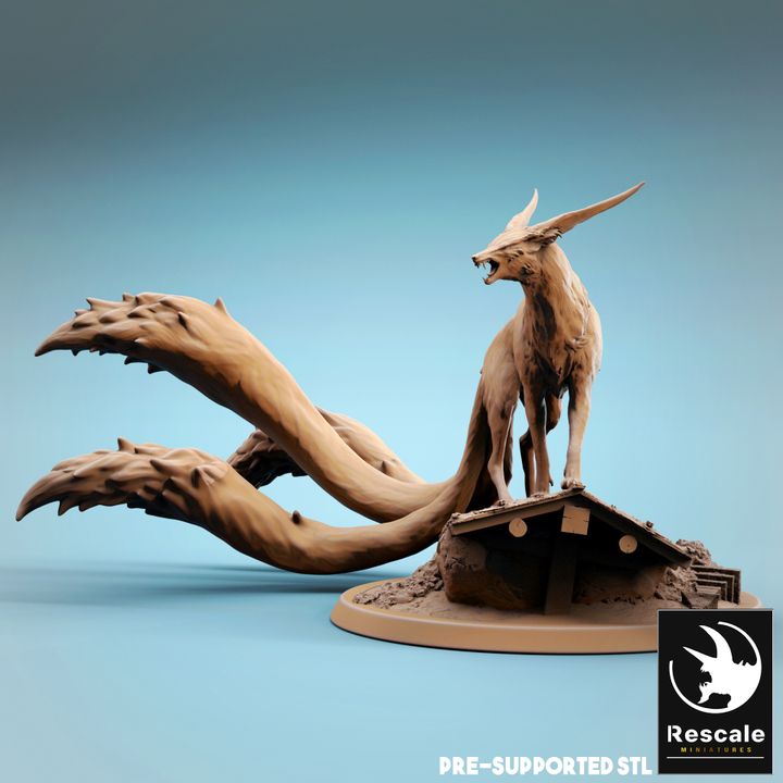 Kitsune - Mythical (150mm Base)