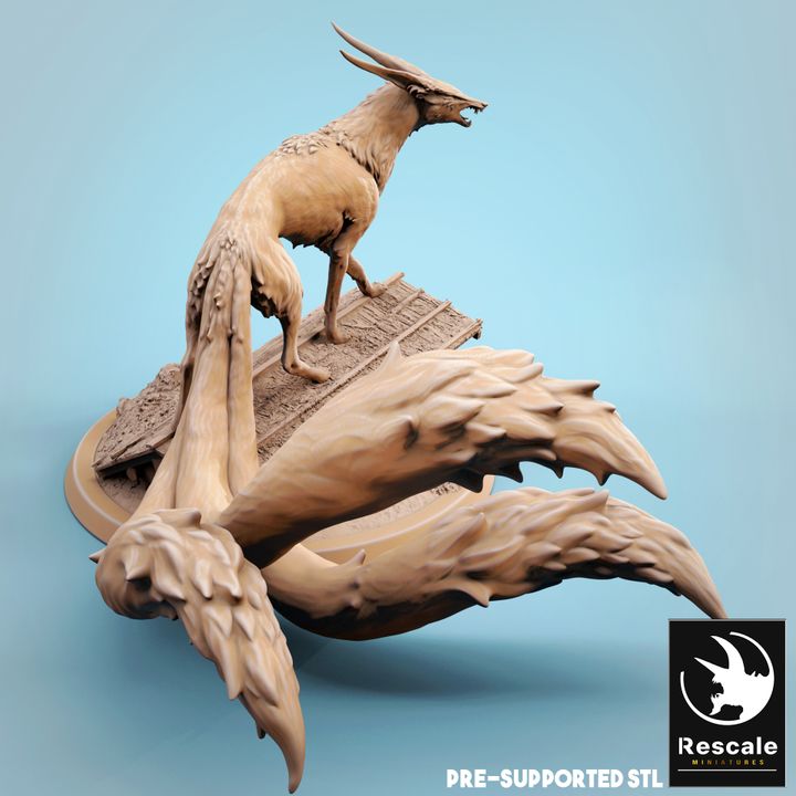 Kitsune - Mythical (150mm Base)