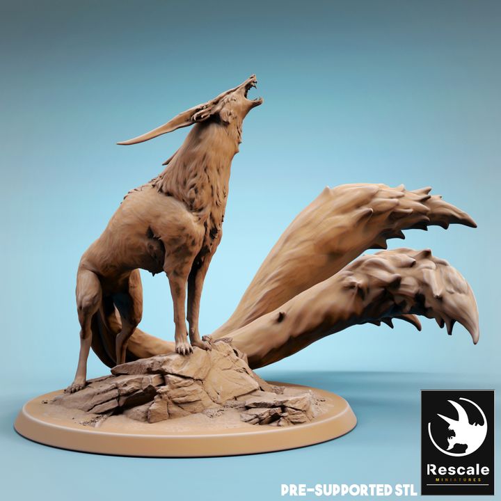Kitsune - Mythical (150mm Base)