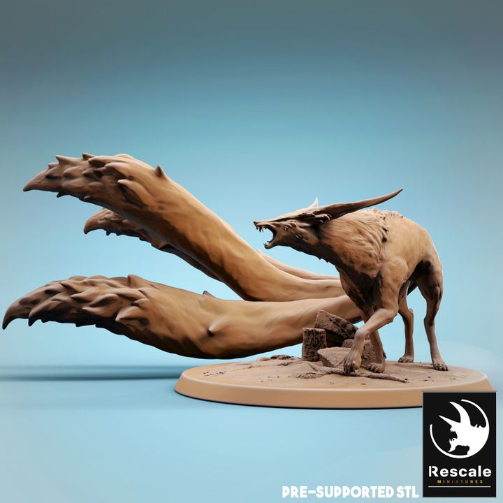 Kitsune - Mythical (150mm Base)