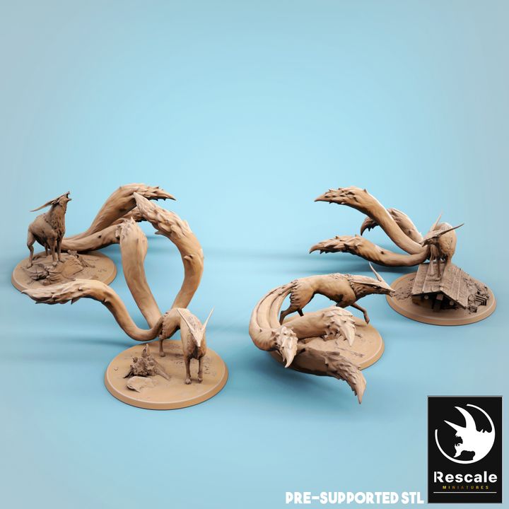 Kitsune - Mythical (150mm Base)