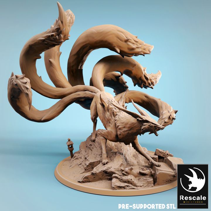 Kitsune - Mythical (150mm Base)