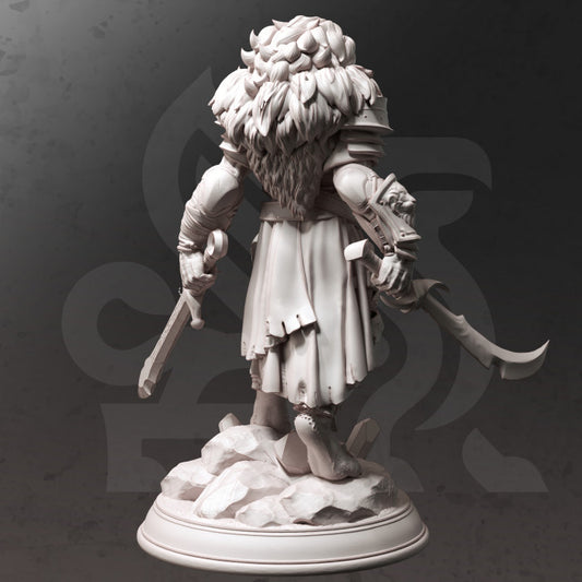 Lionfolk Bloodhunter Warrior Miniature | Medium | DM Stash | D&D DnD Pathfinder Miniature
