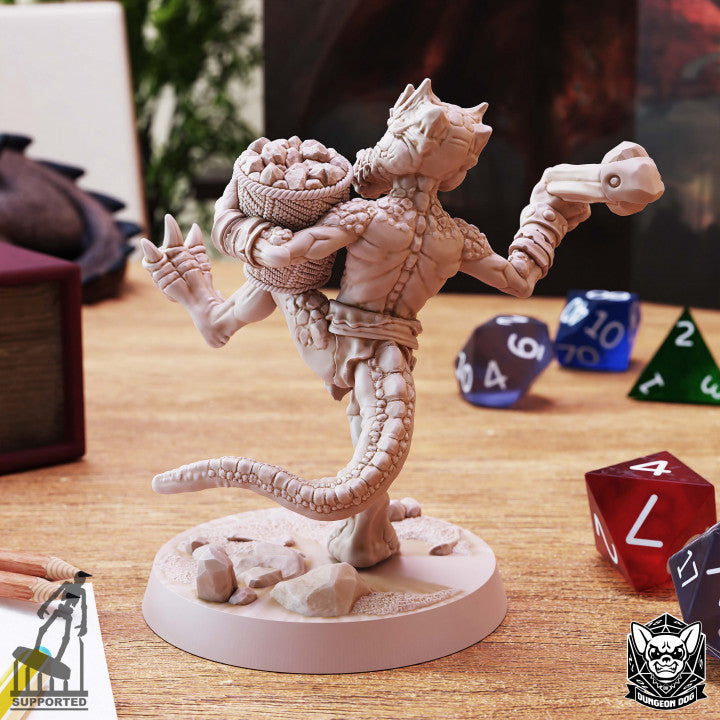 Kobold Miner - Basket (25mm Base)