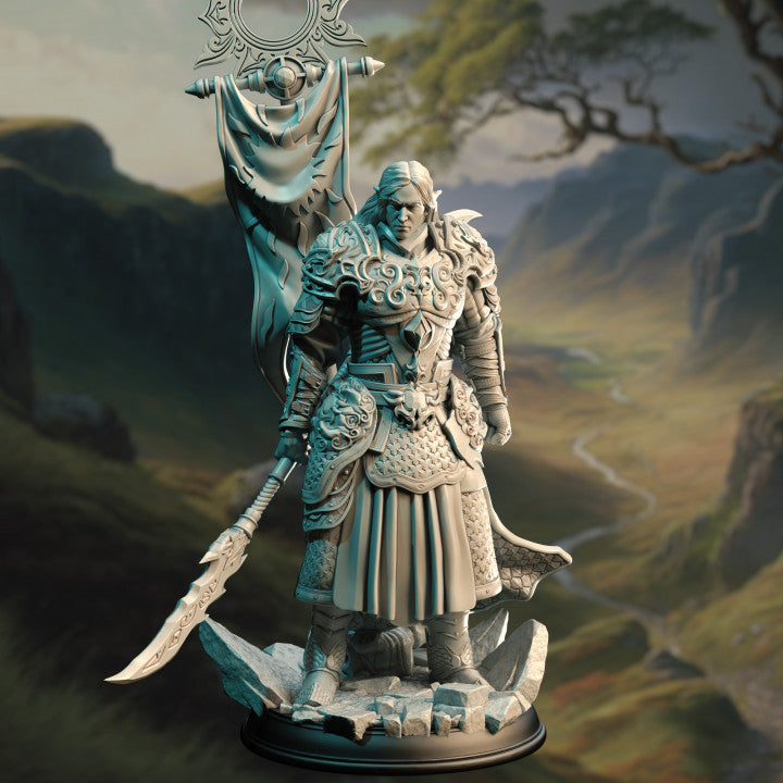 Elven Eldritch Knight - Guard (25mm Base)