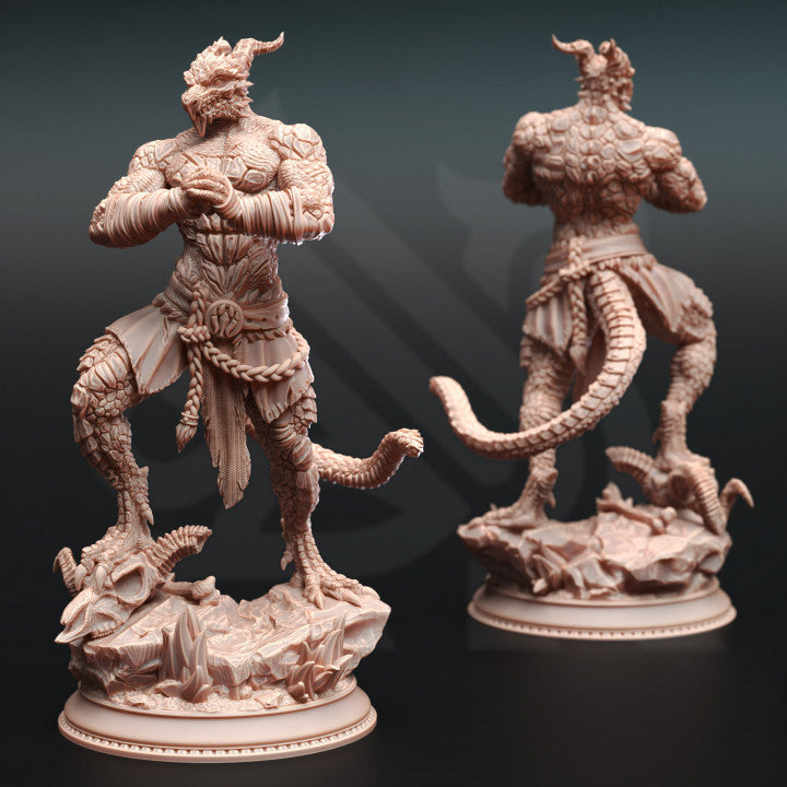 Dragonborn Fighter - Stance (25mm Base)
