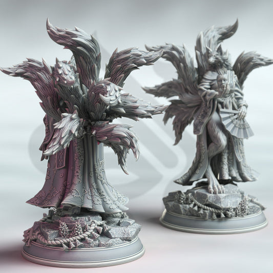 Fox Spirit Celestial Miniature | Medium | DM Stash | D&D DnD Pathfinder Miniature