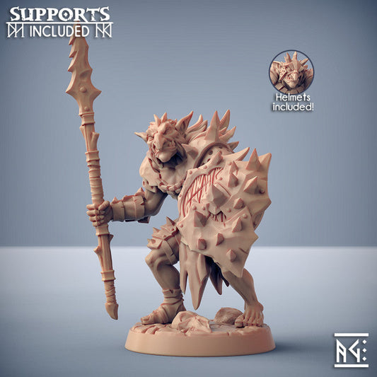 Hobgoblin Warrior Spear Miniature | Medium | Artisan Guild | D&D DnD Pathfinder Miniature
