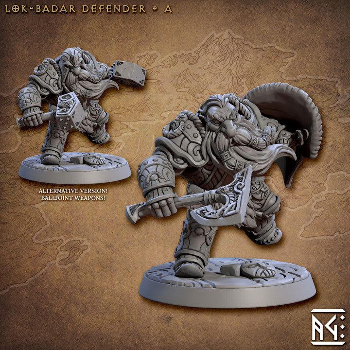 Lok-Badar Defender - Guard (25mm Base)