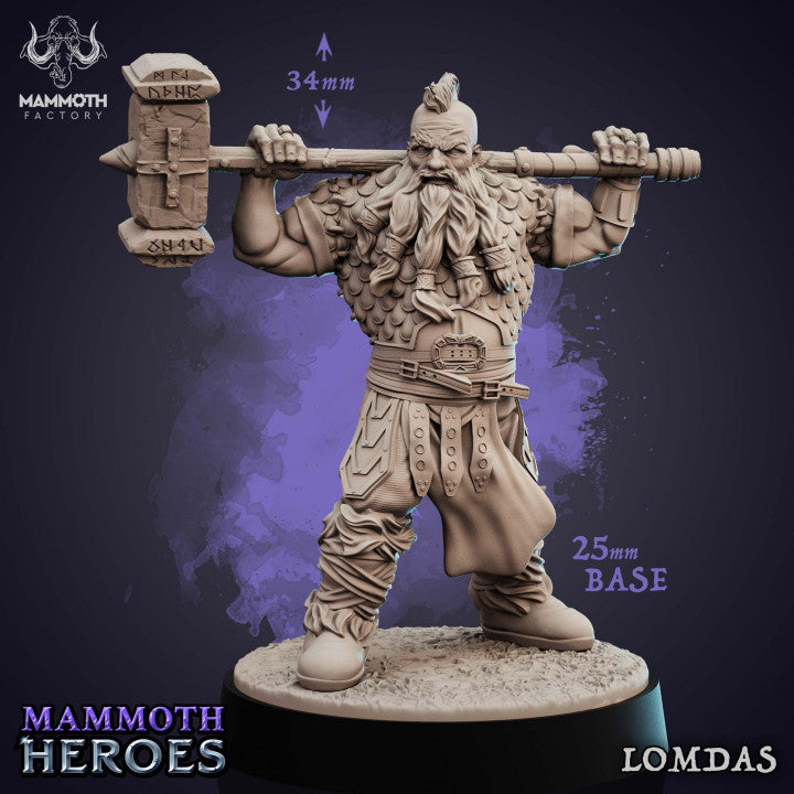 Lomdas - Warrior (25mm Base)