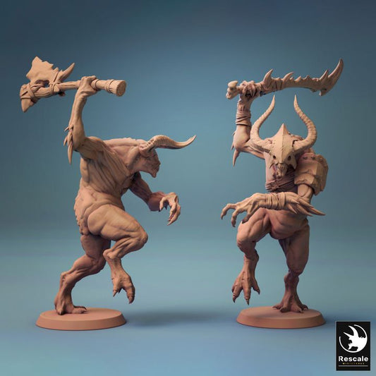 Demon Fiend Monster Figurine | Medium | Rescale Miniatures | D&D DnD Pathfinder Miniature