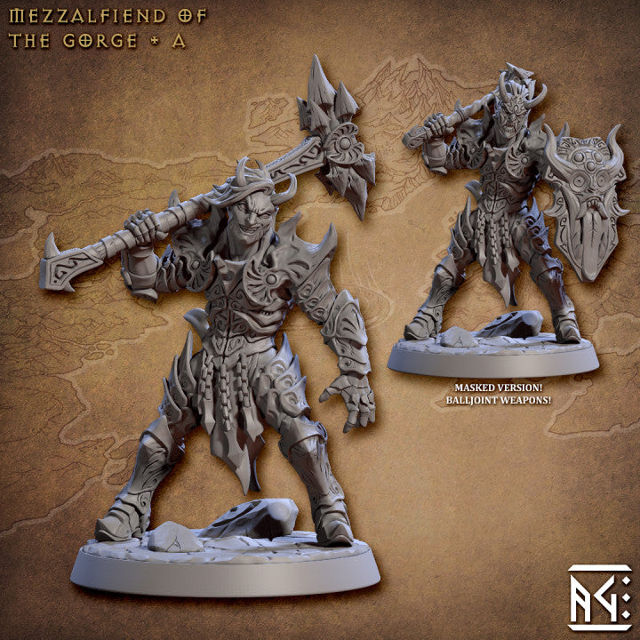 Mezzalfiend - Warrior (25mm Base)