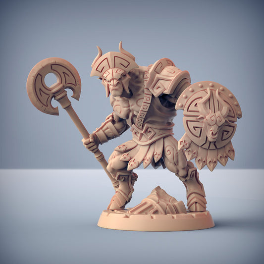 Minotaur Warrior Defender Armor | Large | Artisan Guild | D&D DnD Pathfinder Miniature