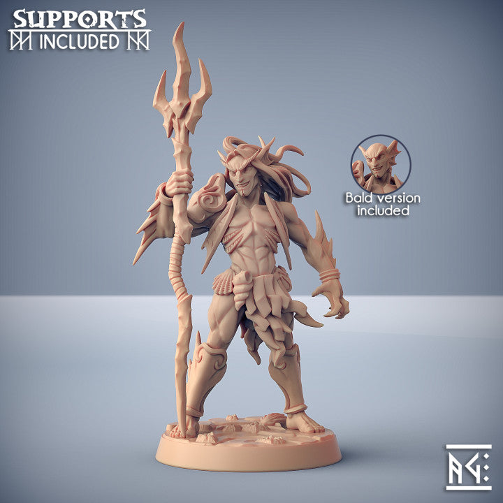 Triton Raider - Guerrier (socle 25 mm)