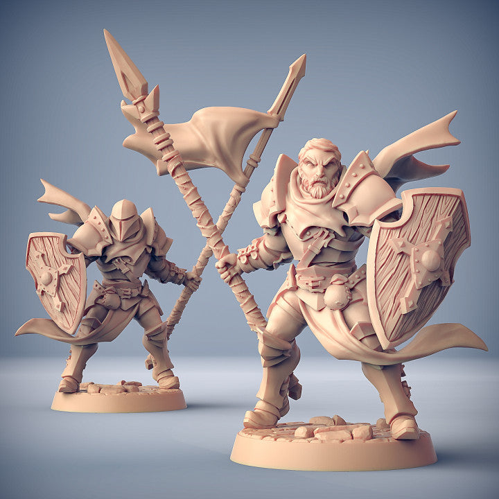 Human Fighter - Battle Ready (25mm Base)