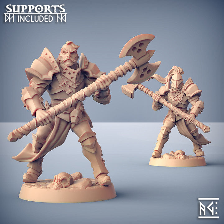 Human Fighter - Guard (25mm Base)