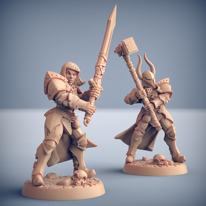 Human Fighter - Battle Ready (25mm Base)