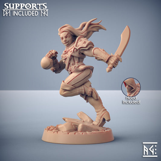 Thieves Guild Rogue Stealth Operative | Medium | Artisan Guild | D&D DnD Pathfinder Miniature