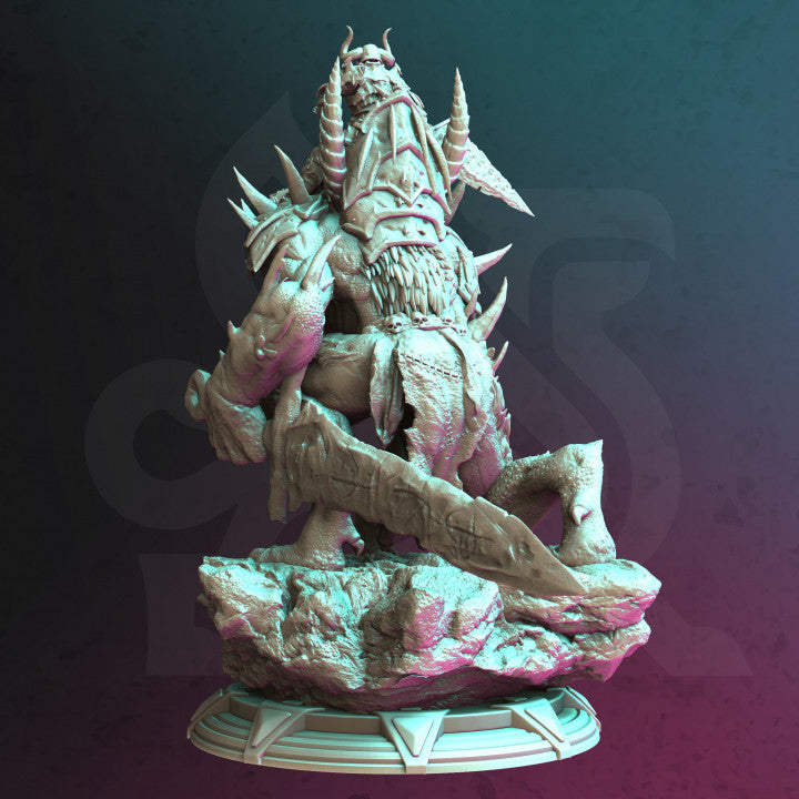 Werewolf Mounted Death Knight - Morian (100mm Base)