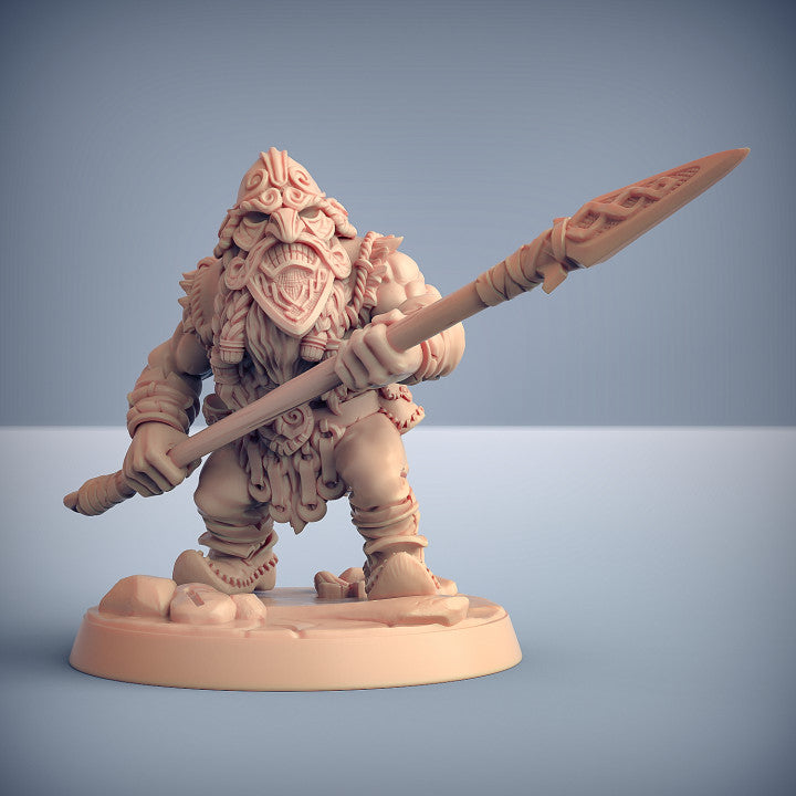 Dwarven Mountaineer - Hunter (25mm Base)