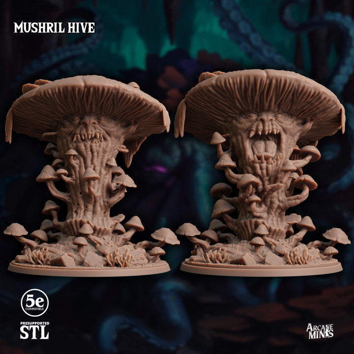 Mushril Hive - Pose 1 (75mm Base)