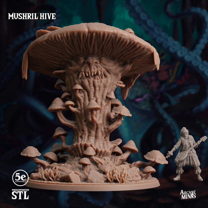 Mushril Hive - Pose 1 (75mm Base)