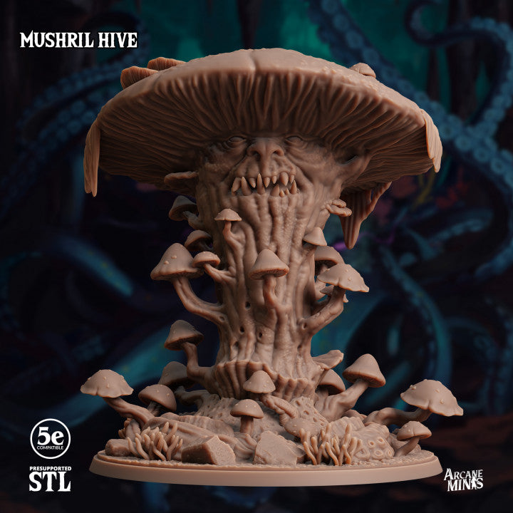 Mushril Hive - Pose 1 (75mm Base)