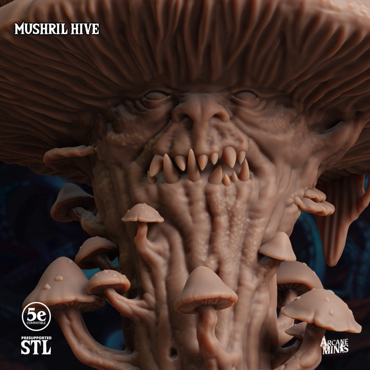 Mushril Hive - Pose 1 (75mm Base)