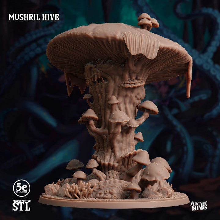 Mushril Hive - Pose 1 (75mm Base)